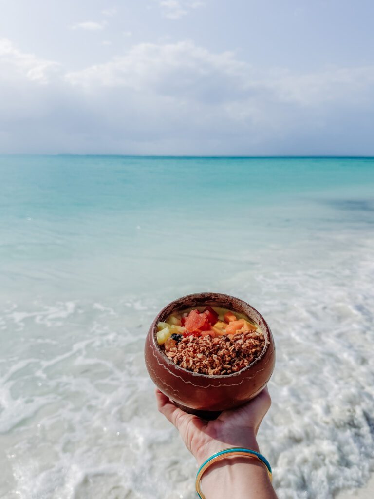 Beachfront breakfast at Paje Zanzibar at The Nest