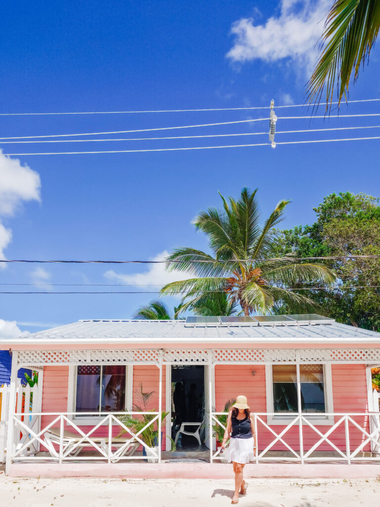 cute colourful buildings in the dominican republic