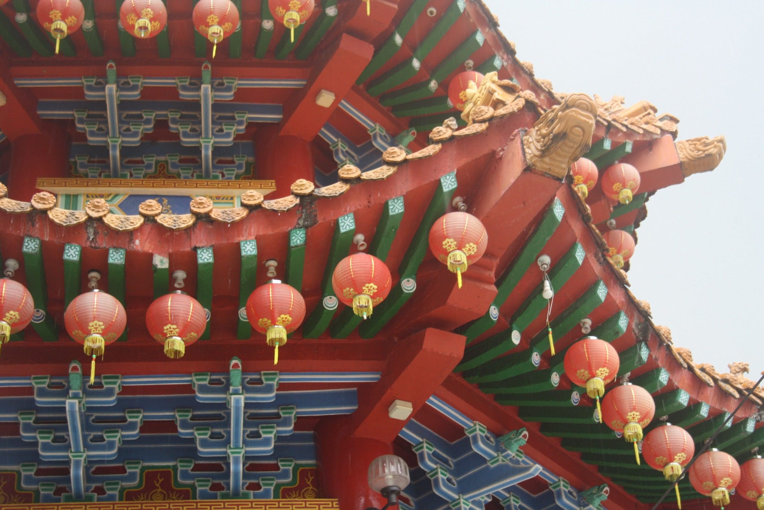 Lanterns at the temple