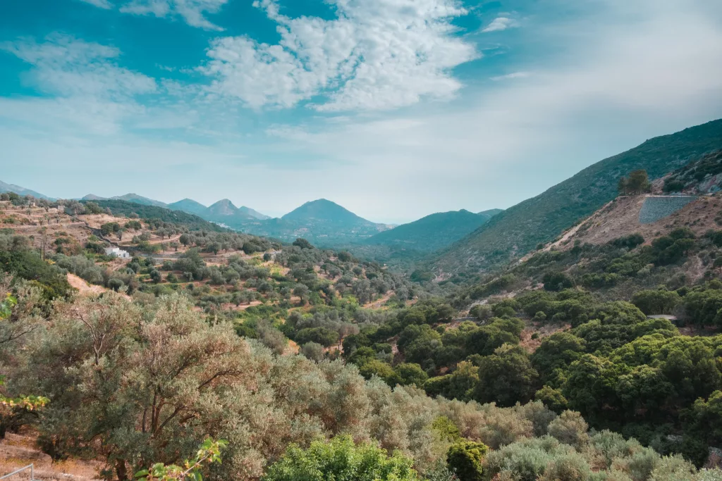 Mountain views of Naxos