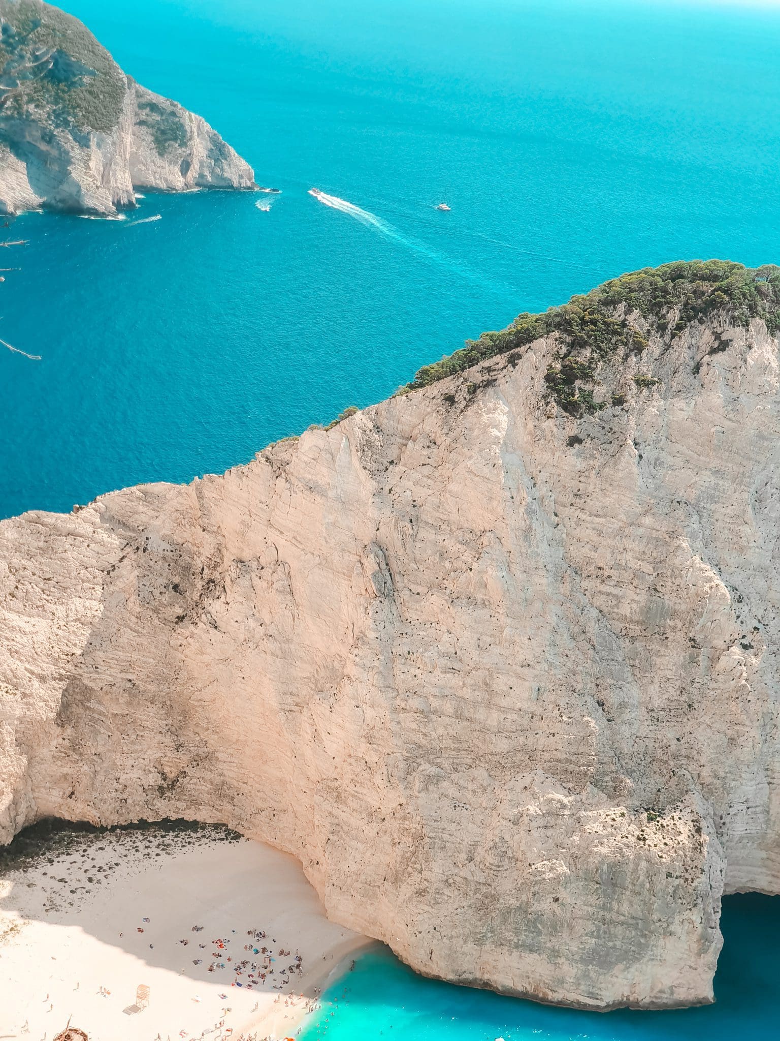 Views from Zante shipwreck viewpoint