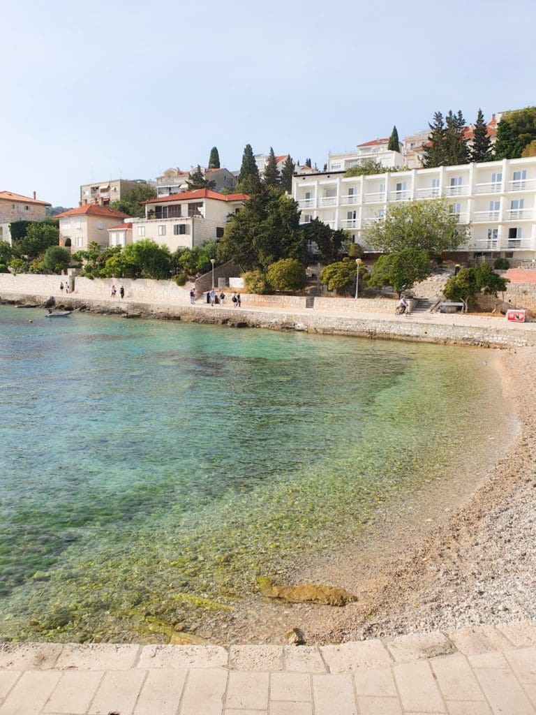 Beach near the monastery Hvar