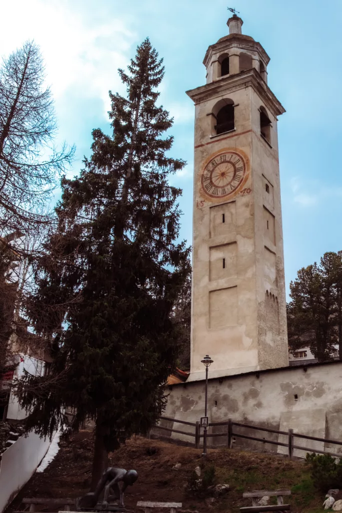 The leaning tower in St Moritz