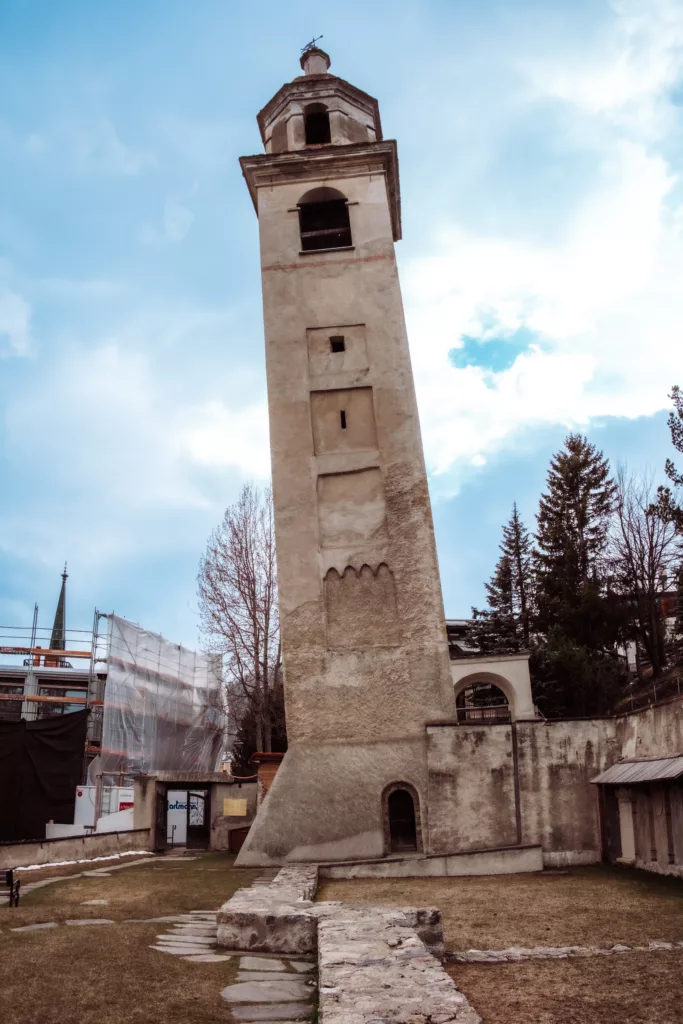 The leaning tower in St Moritz