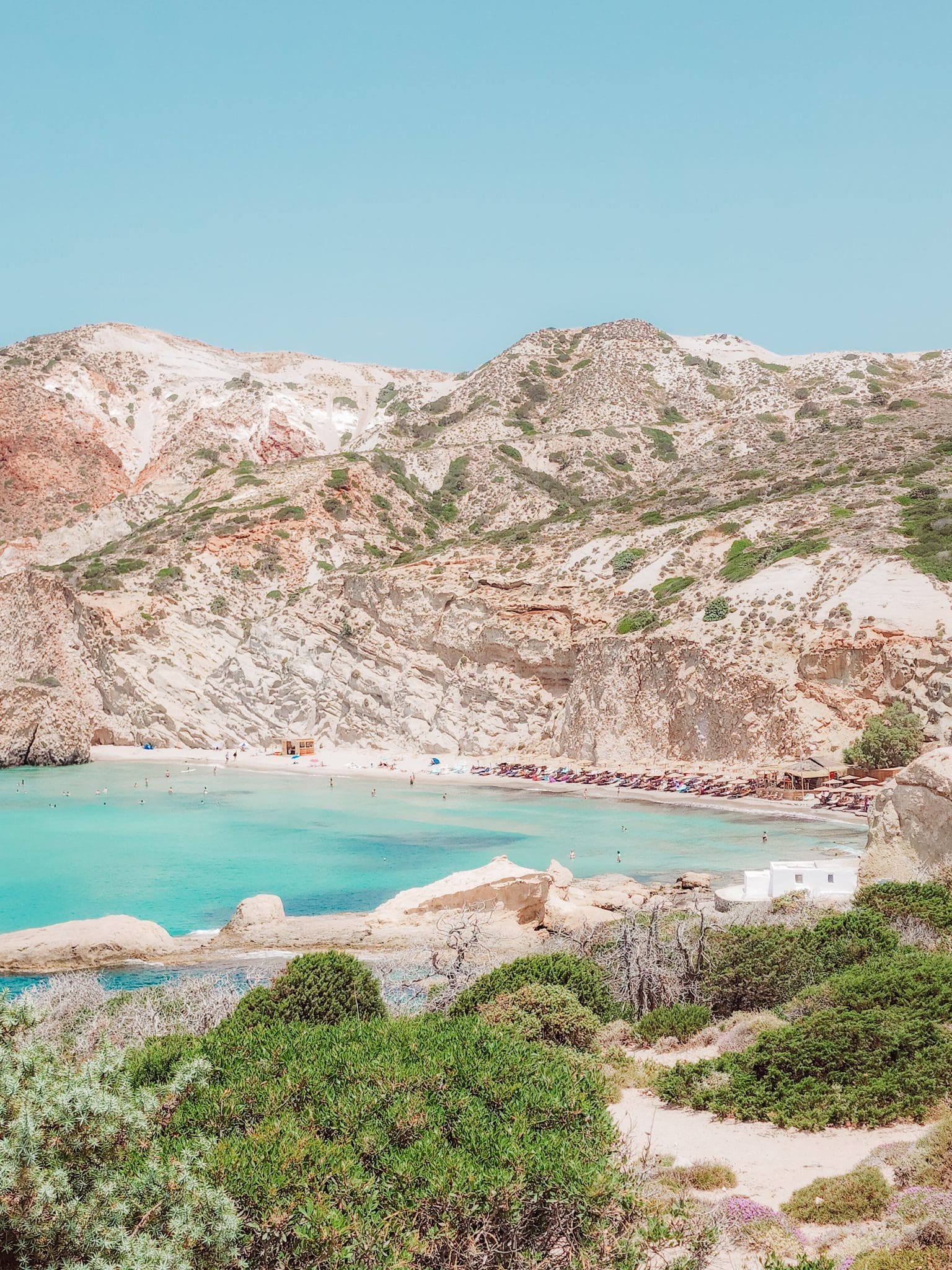 Firiplaka Beach beautiful Milos beaches