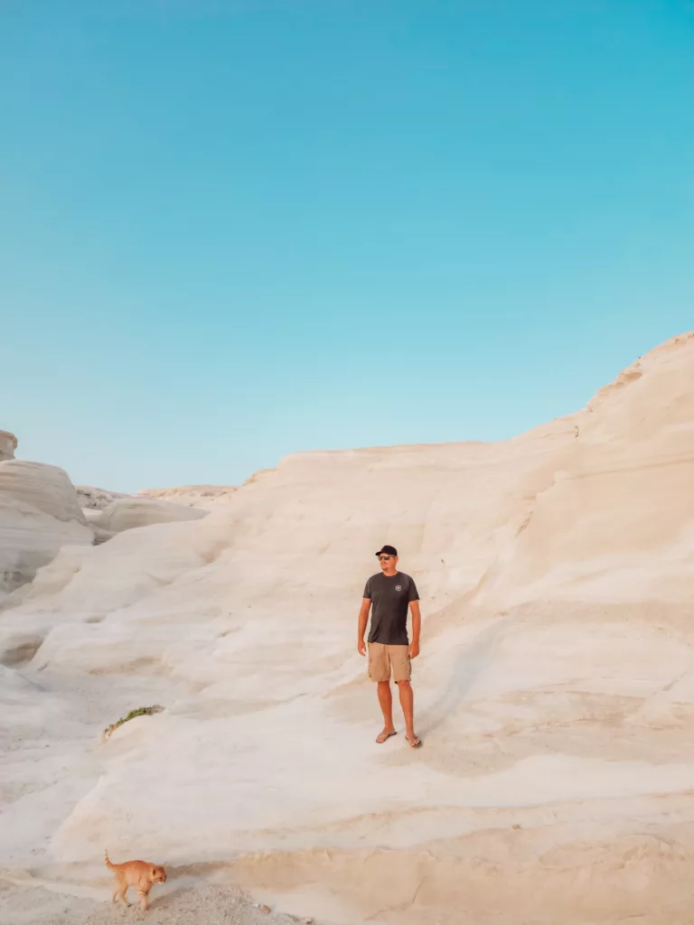 Sarakiniko Beach on Milos