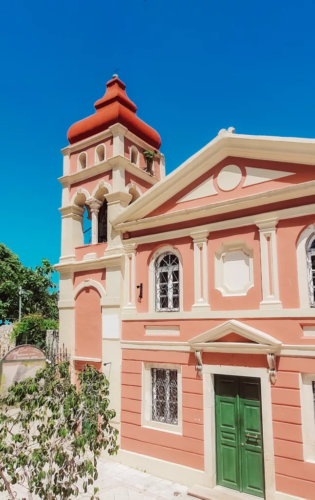 Pretty Corfu town Greece