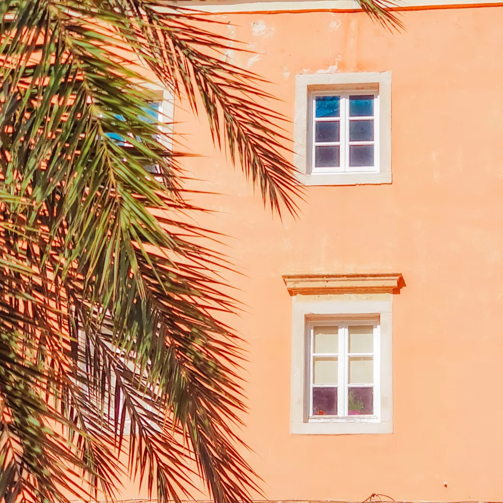 Pretty Corfu town Greece