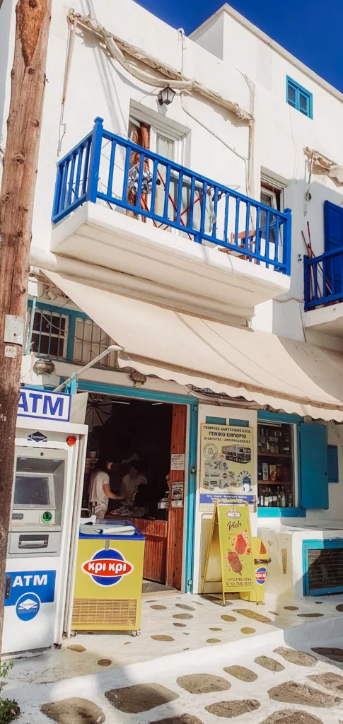 best supermarket in  Chora is George Daktilidis Super Market, Mykonos