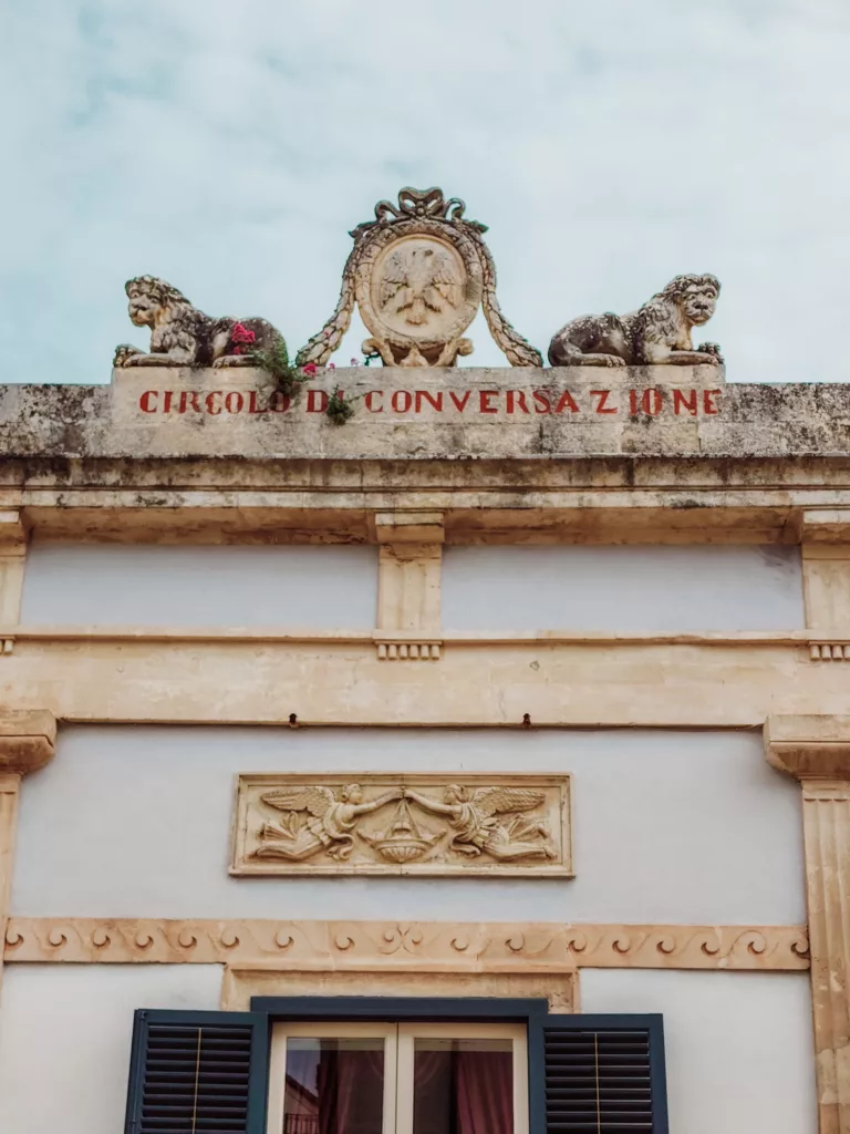 Circolo di Conversazione (Caffè dei Cavalieri) in Ragusa Sicily