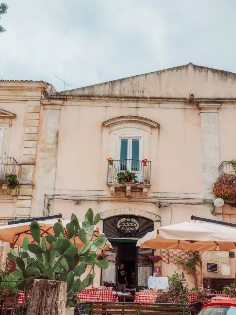 Pretty streets of Ragusa Ibla Sicily