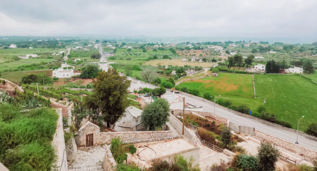 Views from the Villa Communale, Locorotondo, puglia