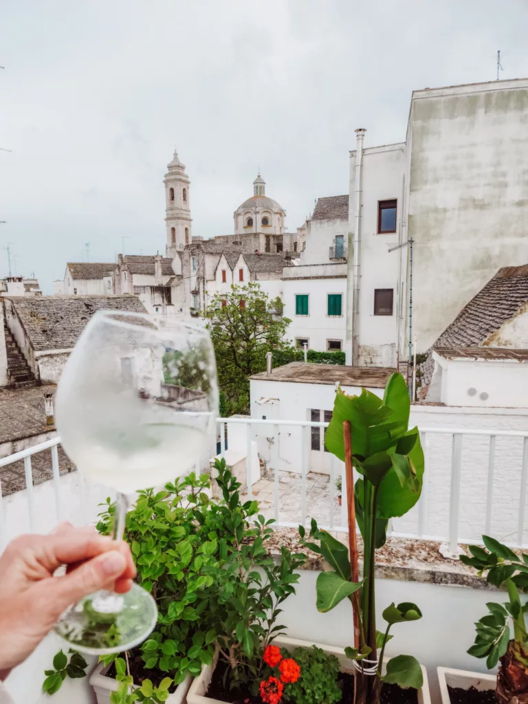 Rooftop at our accommodation in Locorotondo puglia