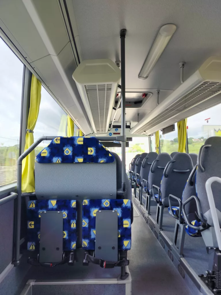 empty bus in Puglia