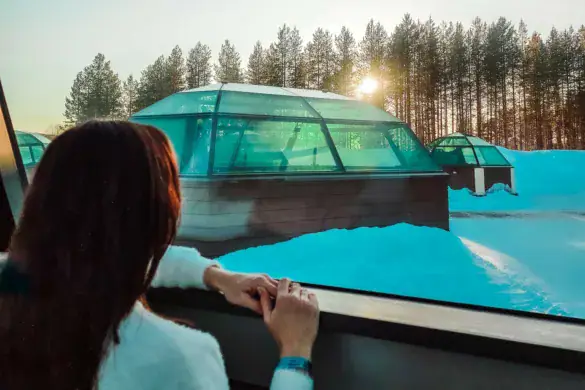 Glass Igloo Rovaniemi – review of Artic Snow Hotel Finish Lapland