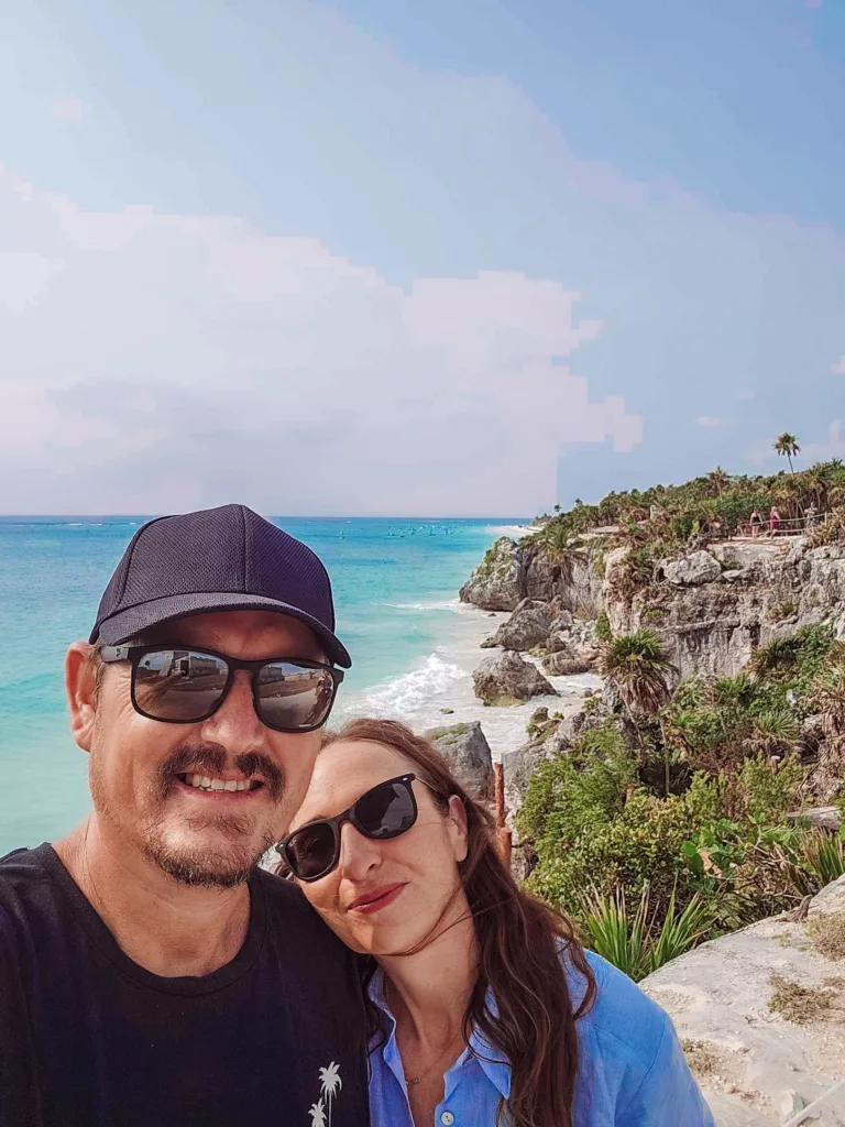 At the Tulum Ruins Mexico