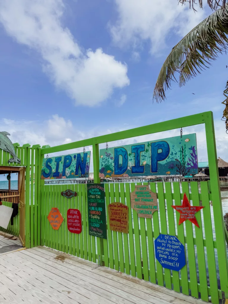 The Sip n Dip on Caye Caulker