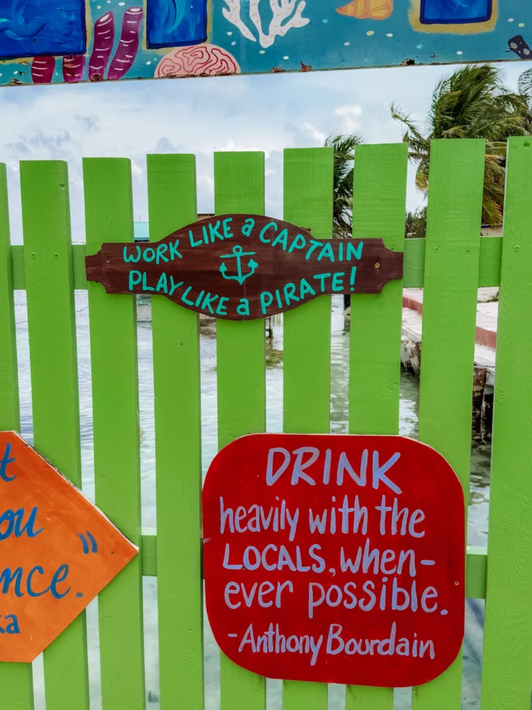 The Sip n Dip on Caye Caulker