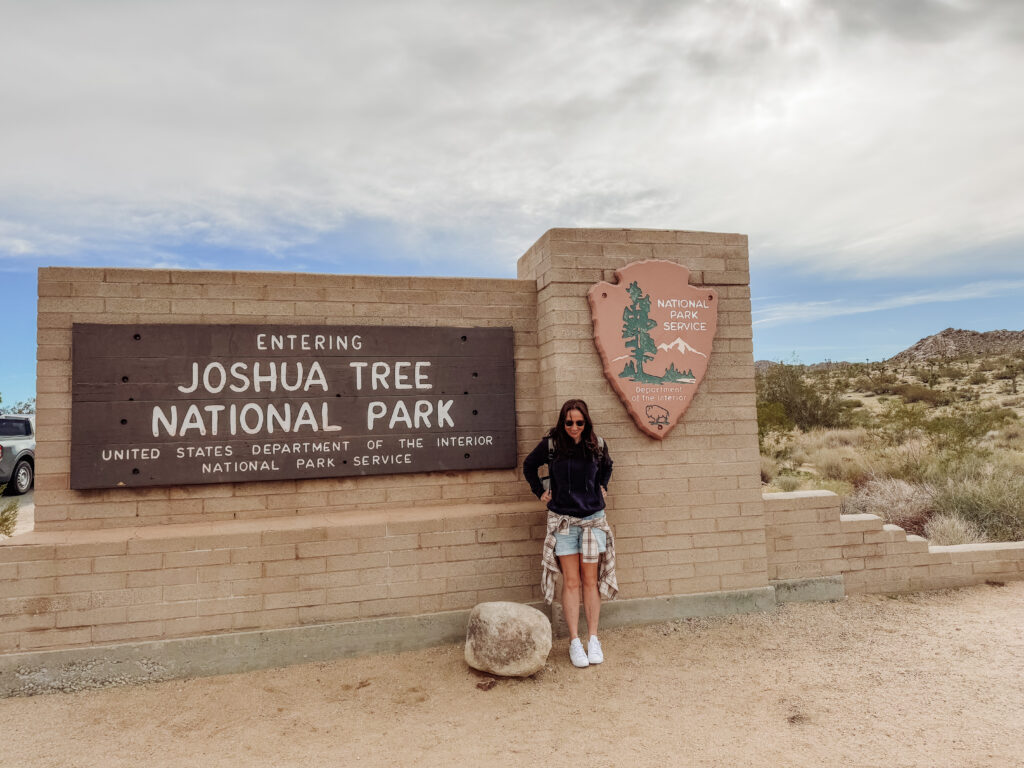 Joshua Tree national park entrance