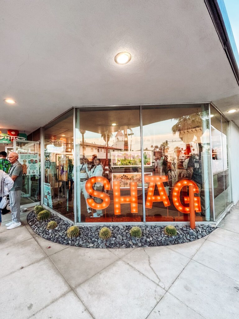 Shag art gallery in Palm Springs California
