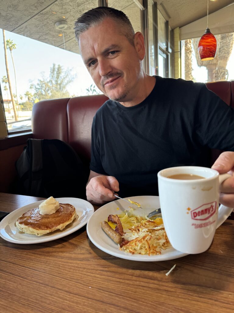 Dennys Palm Springs always a great breakfast