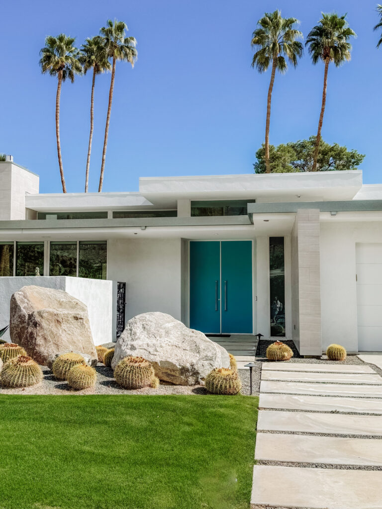 Turquoise door Palm Springs