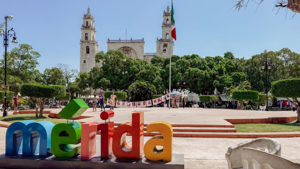 Plaza Grande Merida Mexico