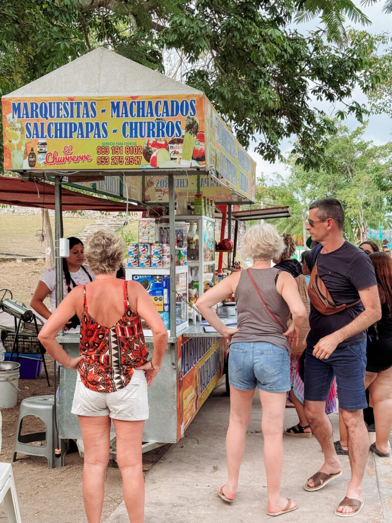 street food Bacalar Mexico