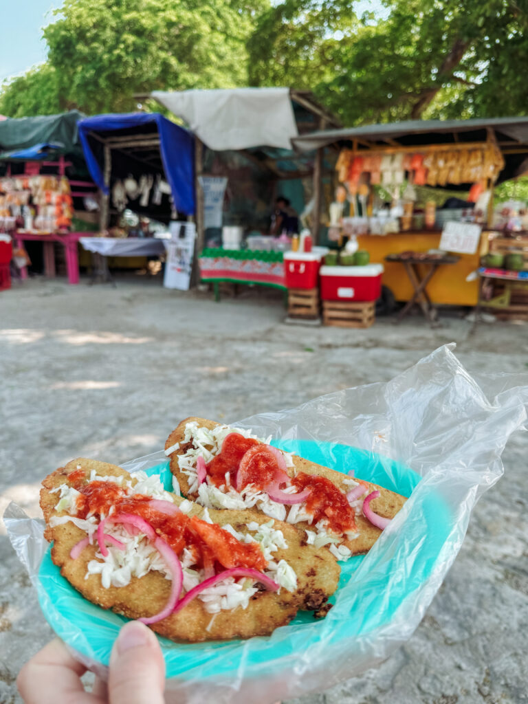 The best empanada in Bacalar. Cheap eats in Bacalar