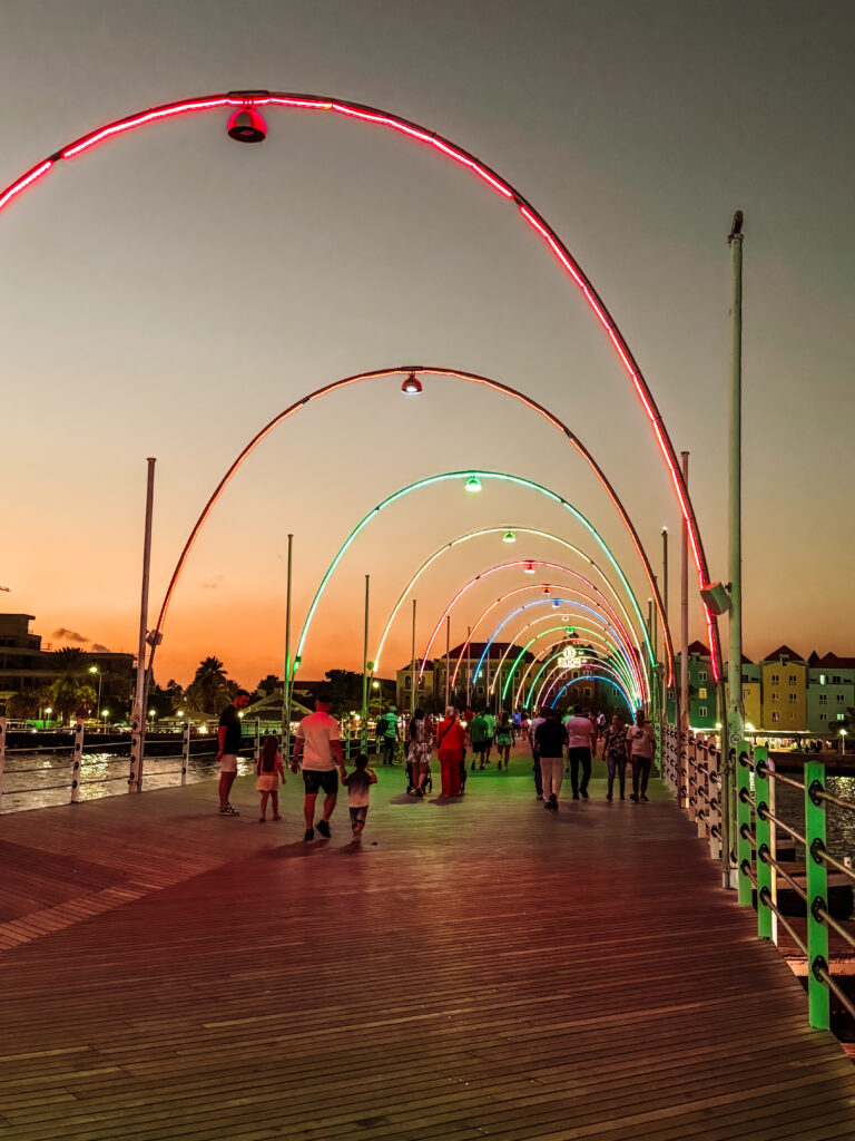 The Queen Emma Bridge Curacao