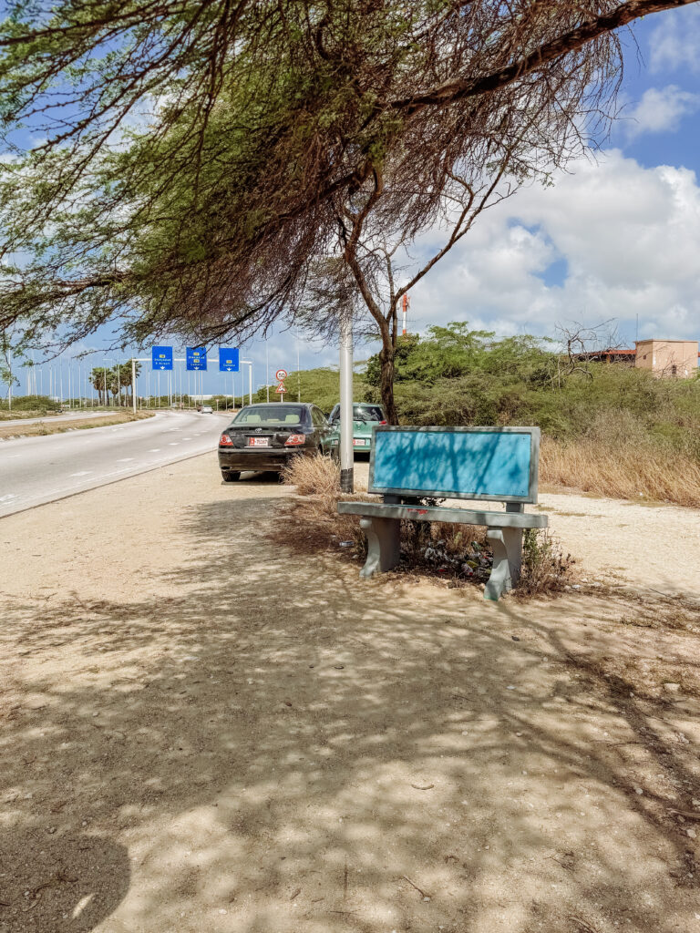 bus stop Aruba airport