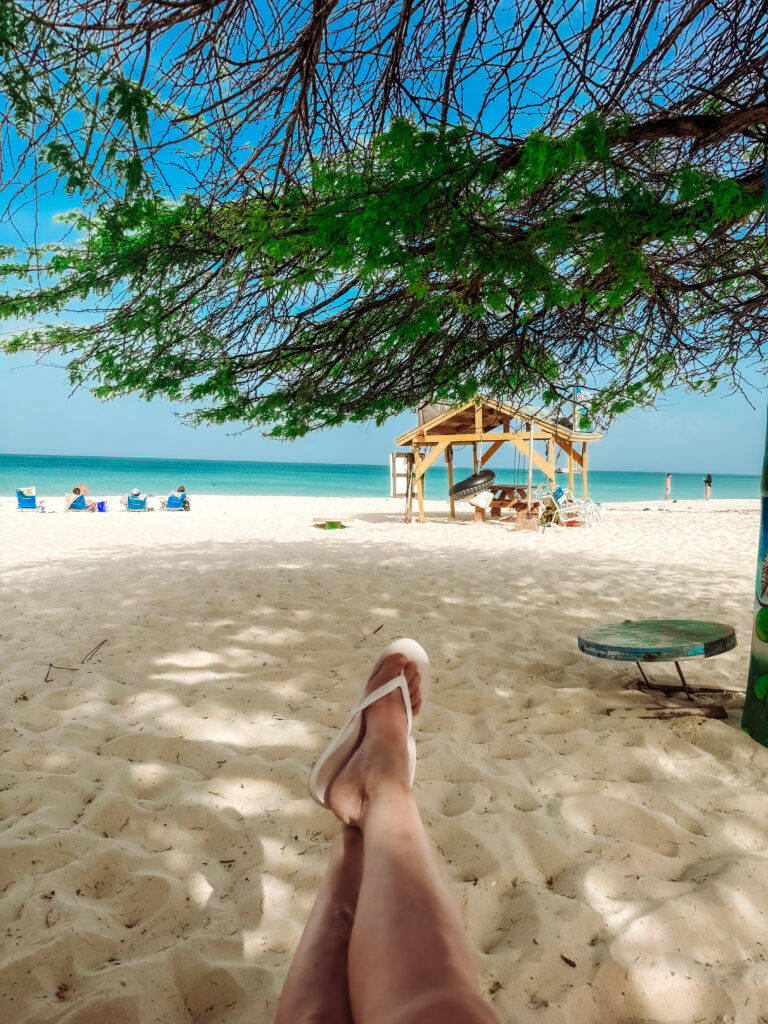 beach at Eagle Beach Aruba