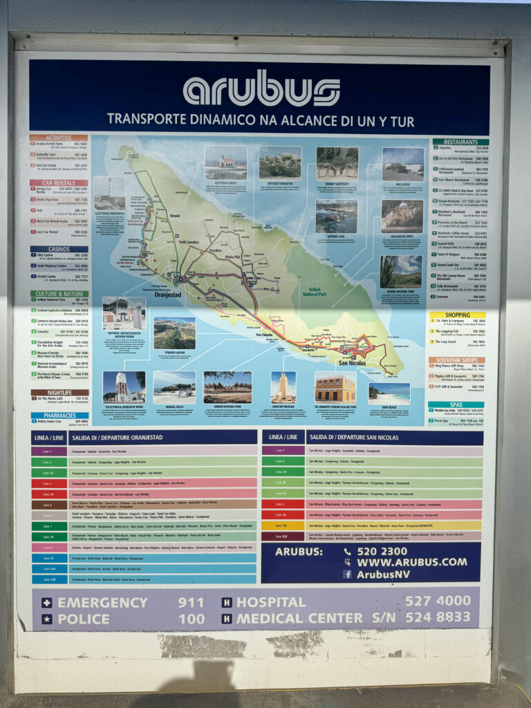 Arubus map