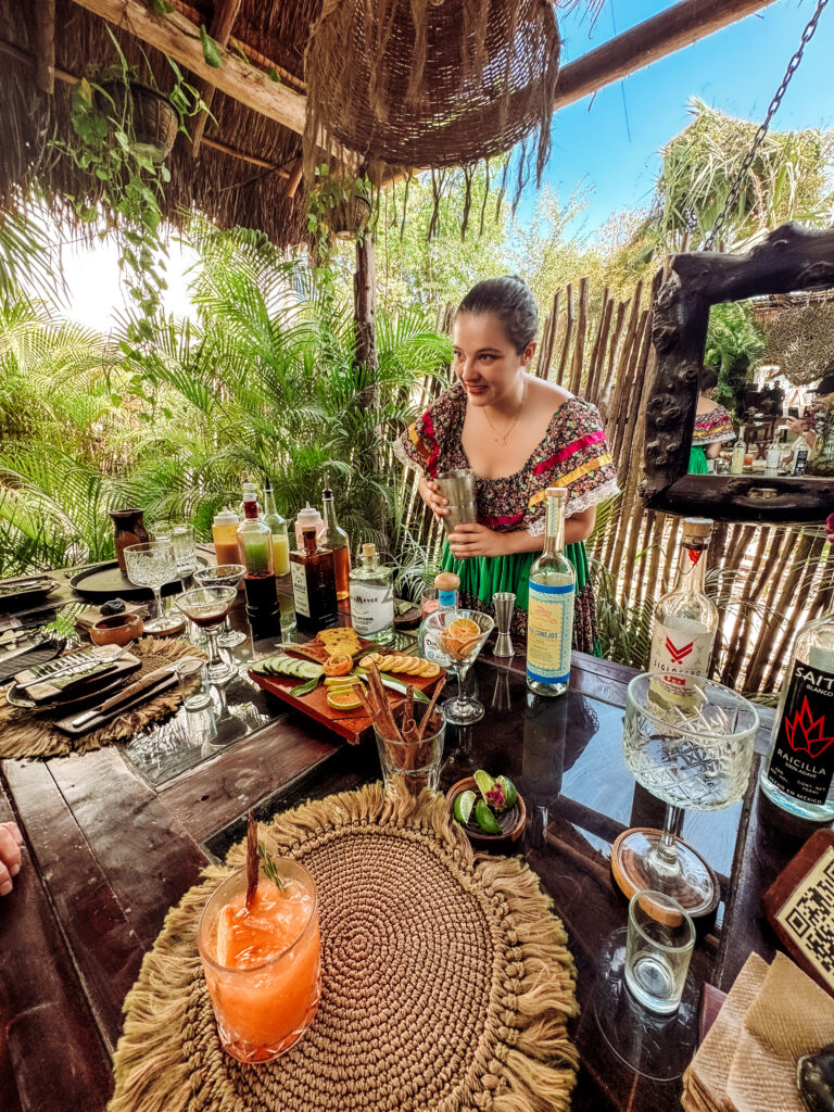 tequila and mezcal tasting in Tulum Mexico