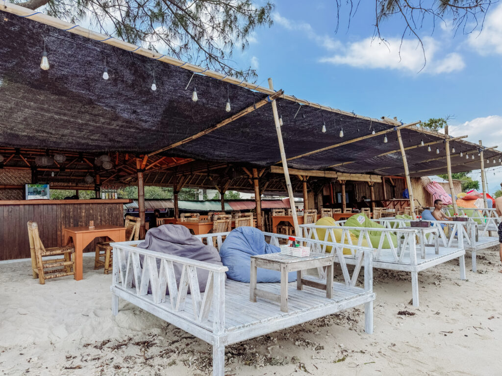 black sweet restaurant at Gili air