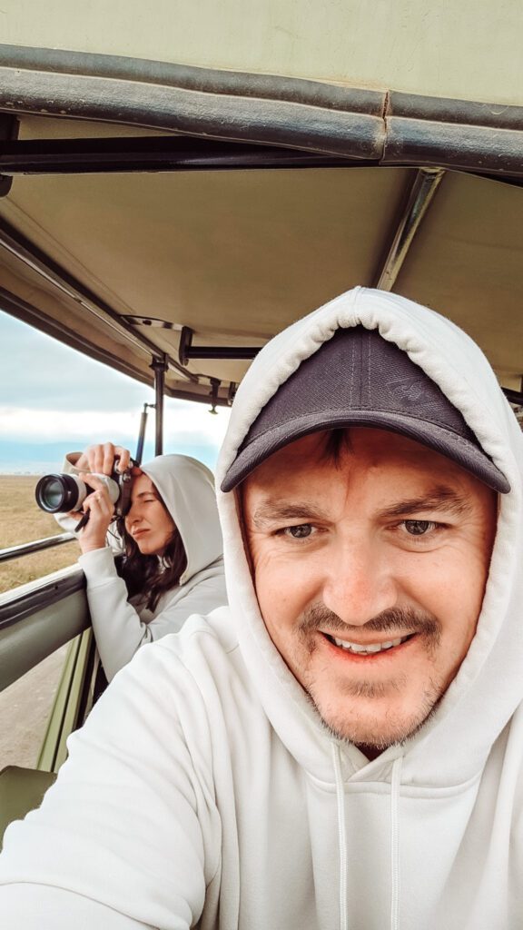 On safari in Ngorongoro Crater