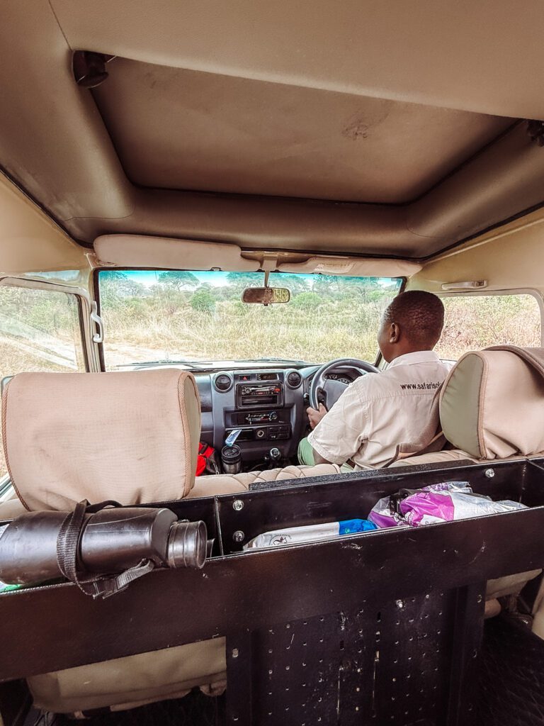 Our tour guide and driver on our African Serengeti Safari