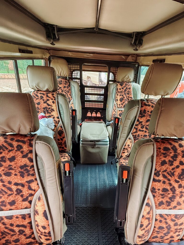 Our Jeep on our African Serengeti Safari