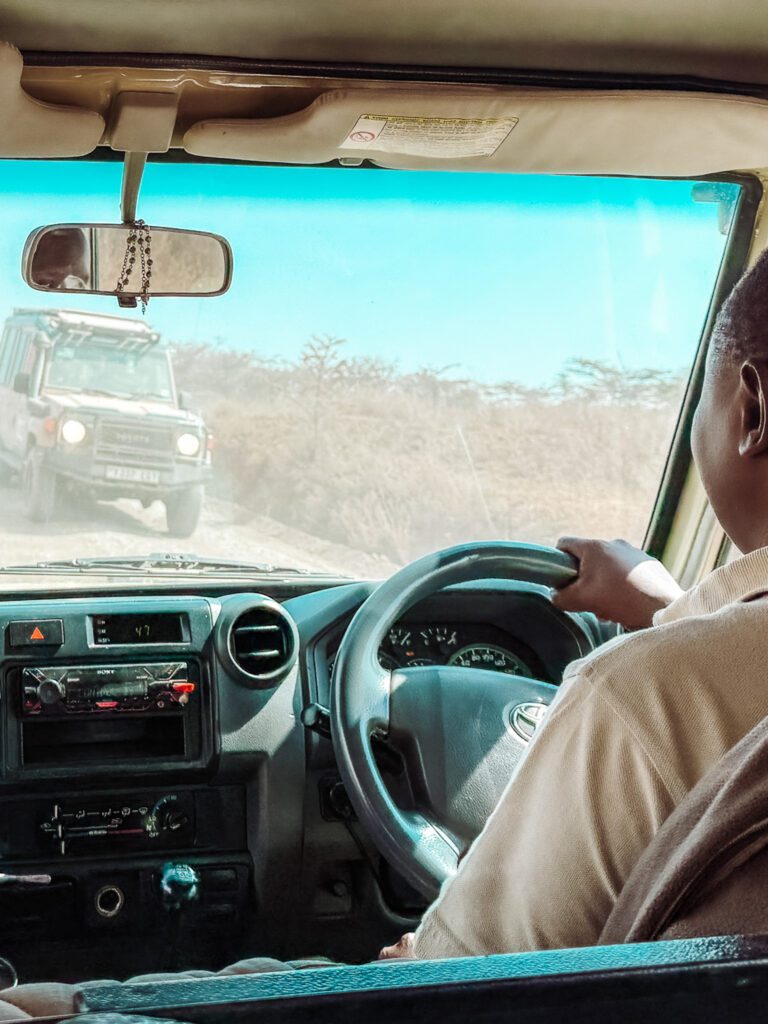 driving to the Serengeti National Park