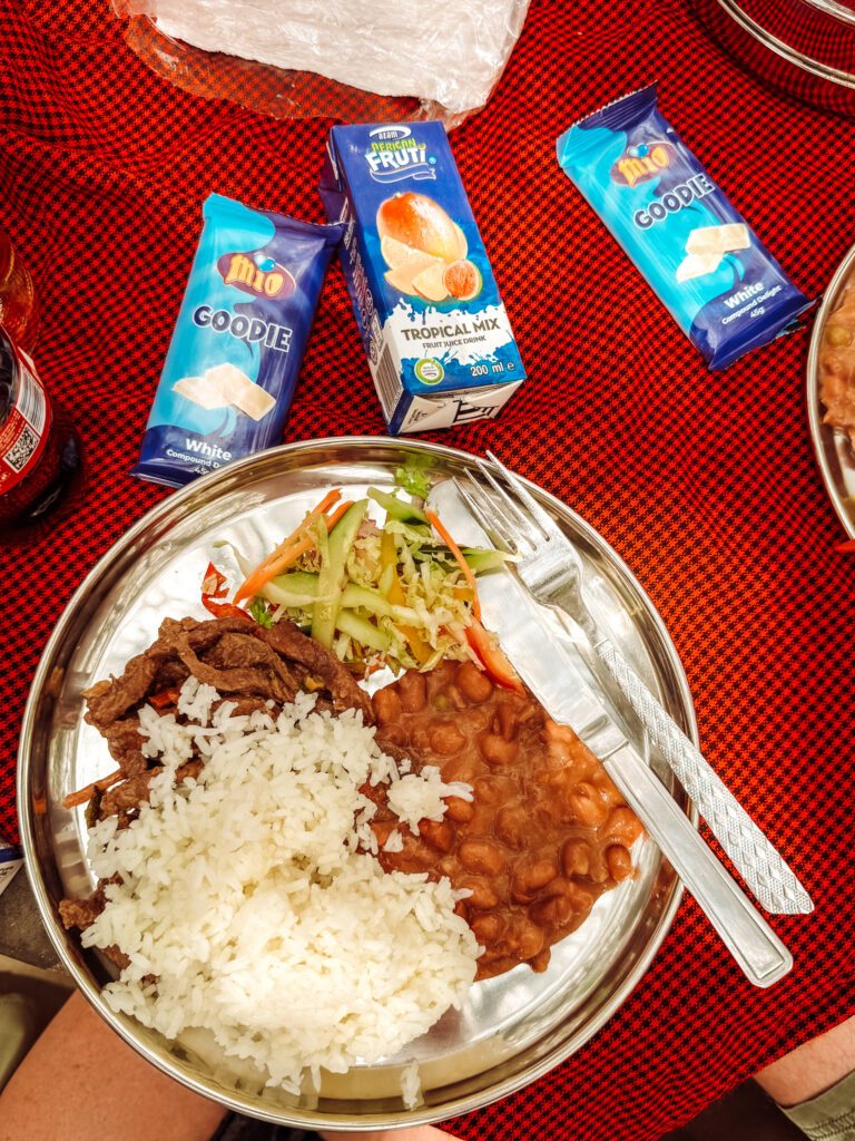 picnic lunch on safari