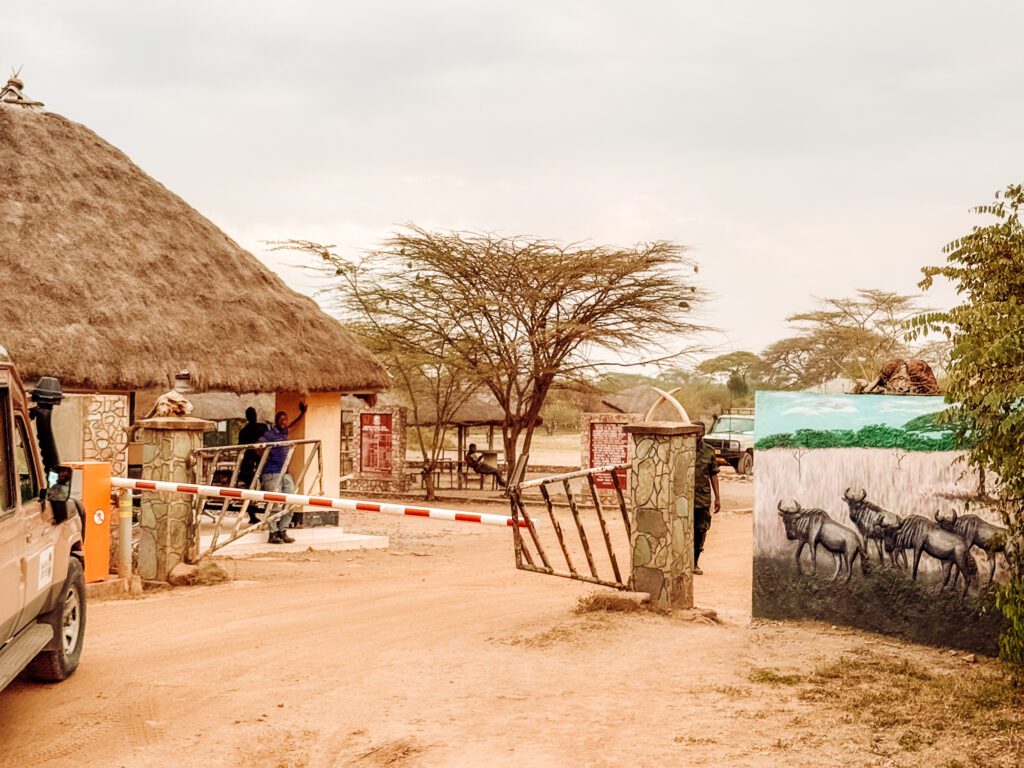checkpoints when entering the Serengeti national parks