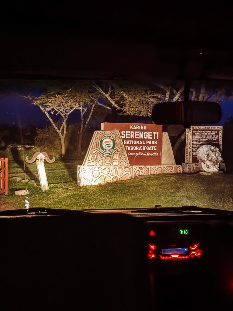 Heading to Safari Haven Migration Camp