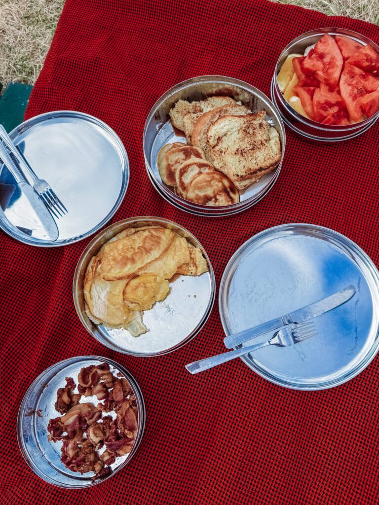 excellent lunches on the best safari in Africa