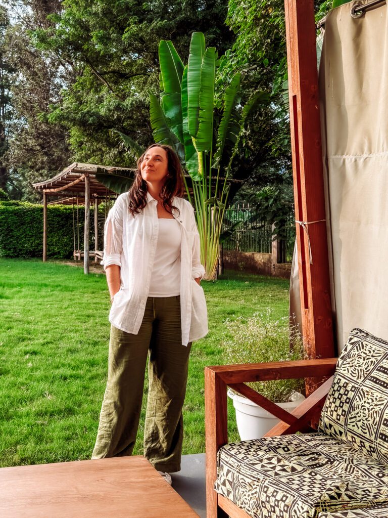 Staying at Arusha Farm House on our Serenegti safari