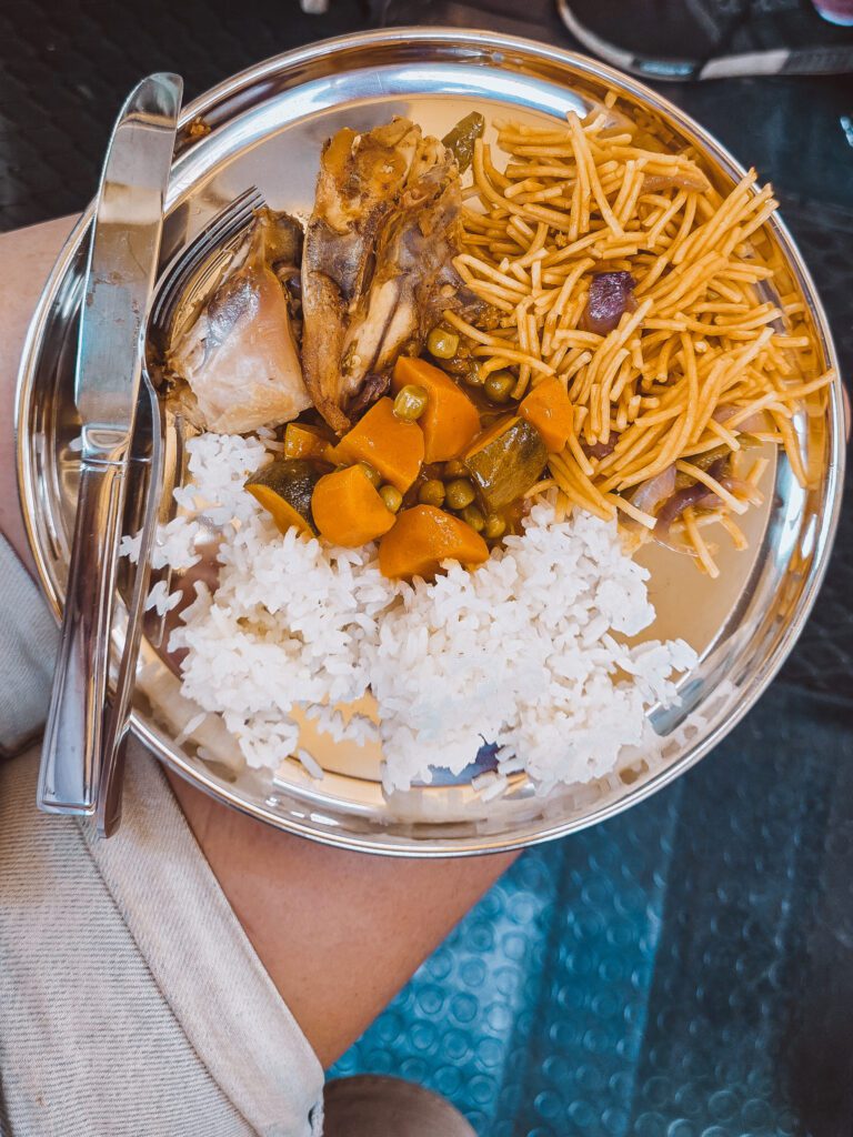 a gluten free picnic on our Serengeti Safari Tour...yes these were gluten free noodles!