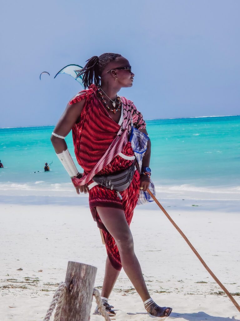 Masai Boys on Paje Beach
