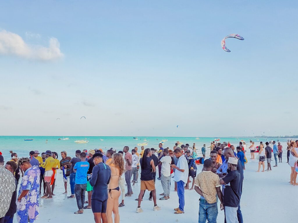 kitesurfing competition paje beach