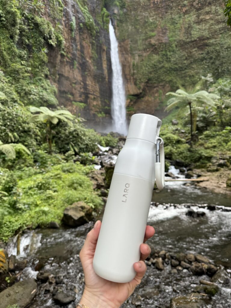 Larq water bottle is a must on every trip