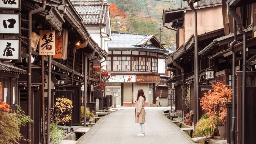 Beautiful old streets of Hida Takayama