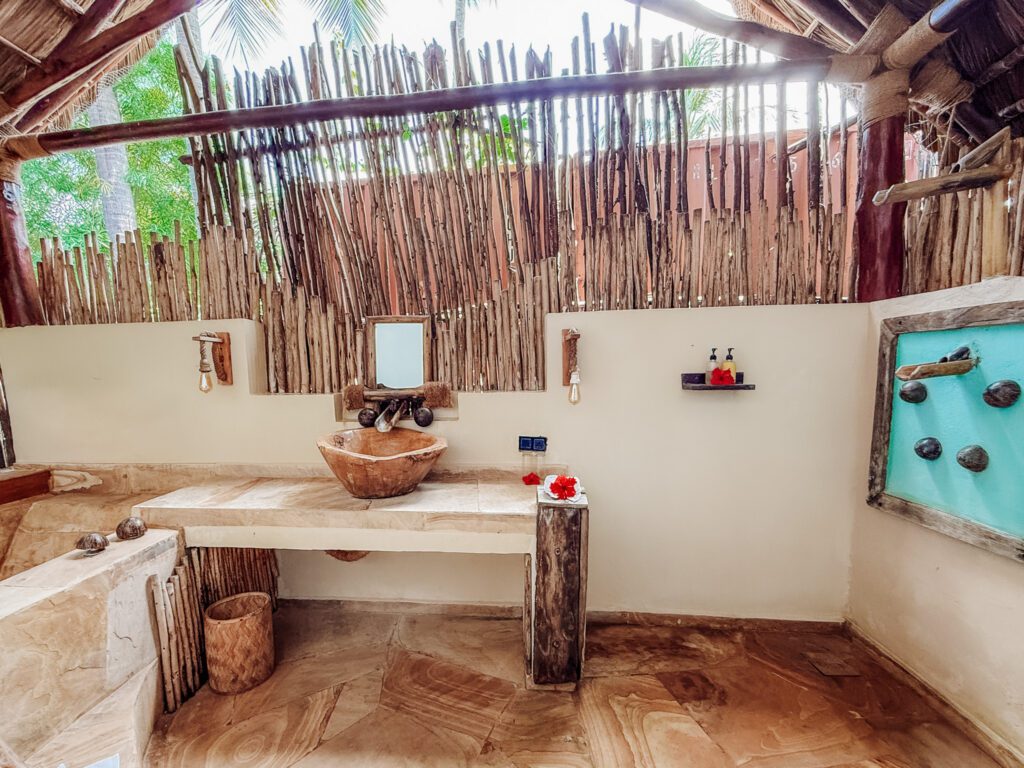 Beachfront hotel at Paje Zanzibar at The Nest
